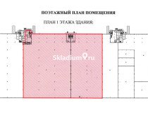 plans. Мезонин Склад Борисовка Московская обл, Подольск, деревня Борисовка, тер ПромТехАльянс, д 1 стр 2, 13 934 м2 фото 1